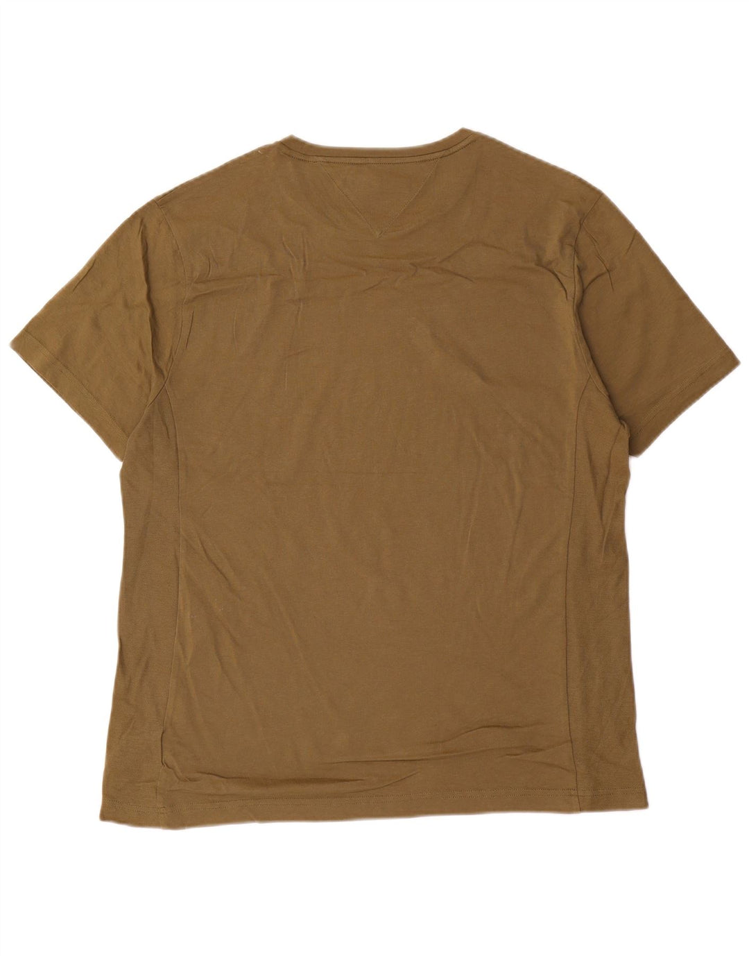 TOMMY HILFIGER Herre T-shirt Top Medium Khaki Bomuld