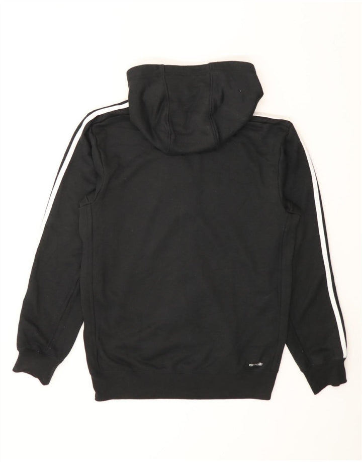 ADIDAS Mens Climalite Zip Hoodie Sweater Medium Black Polyester Vintage Adidas and Second-Hand Adidas from Messina Hembry 