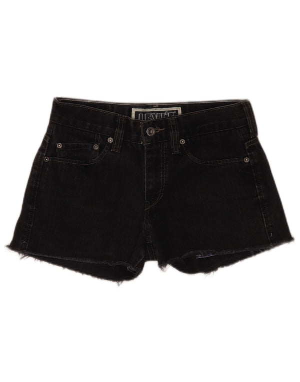 Женские джинсовые шорты скинни Levi's 511 W30, средний черный, хлопок