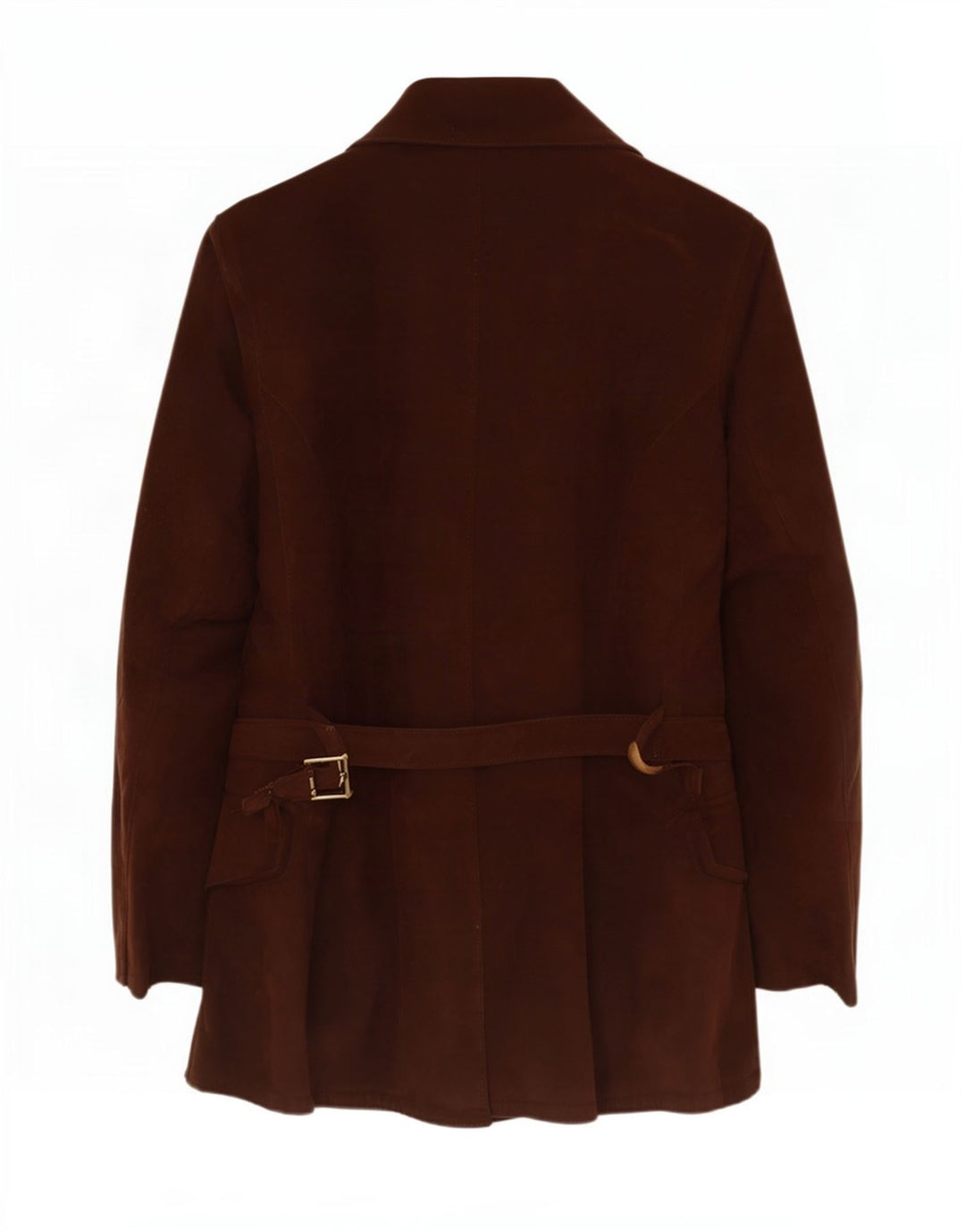 Vintage Γυναικείο Suede Jacket UK 14 Medium Brown