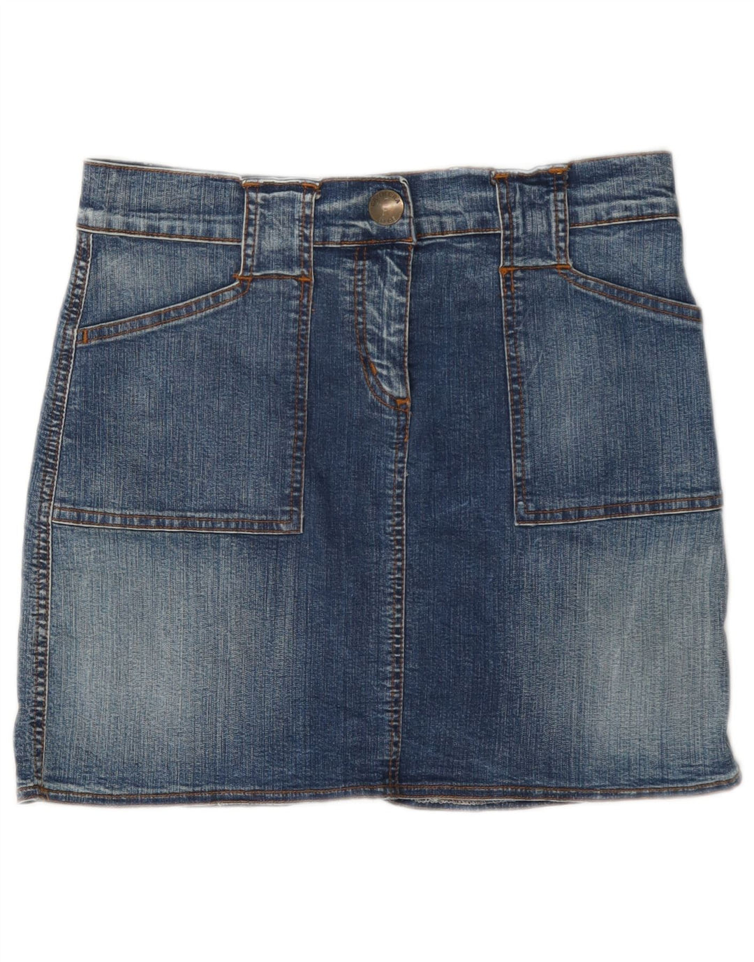 Carrera Womens Mini Denim Skirt W30 Medium Blue