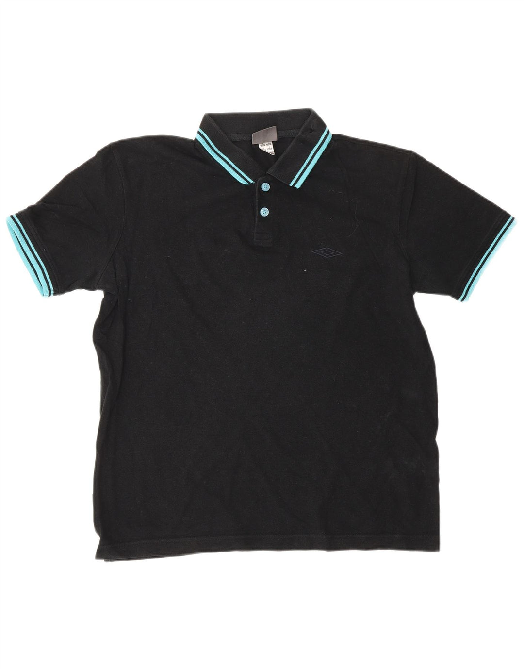 UMBRO Herren-Poloshirt, mittelschwarz, Baumwolle