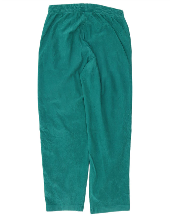 Diadora Mens Velour Tracksuit Trousers UK 38 Medium  Green Polyester