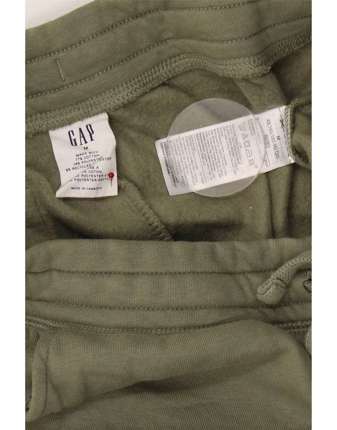 Gap Mens Cargo Tracksuit Trousers Joggers Medium  Khaki Cotton