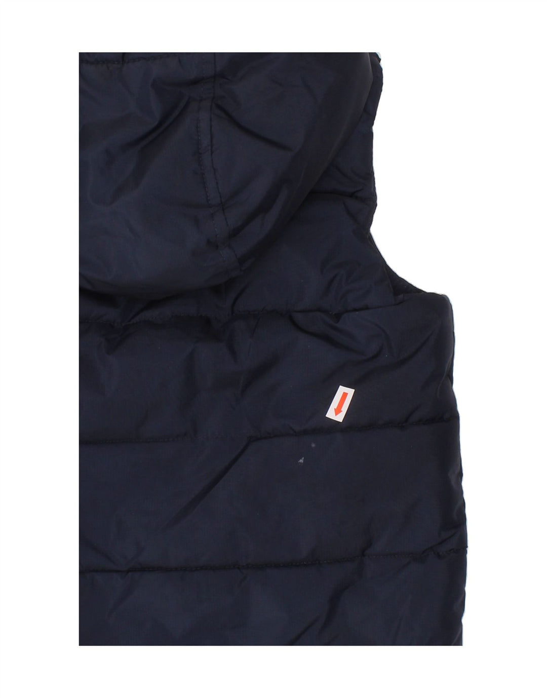 JOULES Boys Hooded Padded Gilet 3-4 Years Navy Blue Polyester Vintage Joules and Second-Hand Joules from Messina Hembry 
