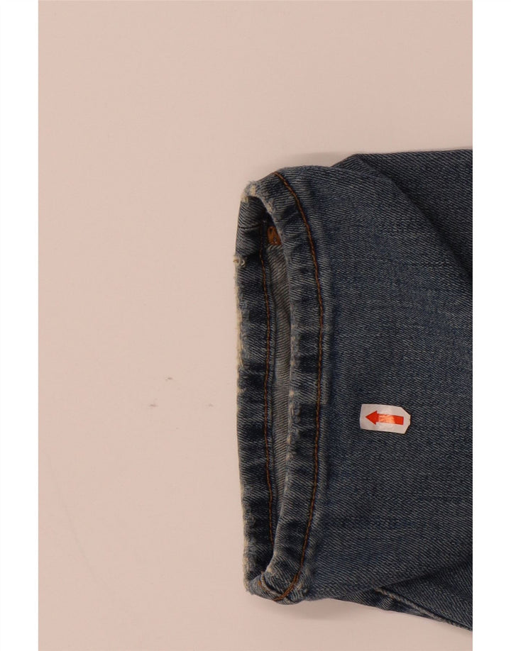 TRUSSARDI Mens Straight Jeans W36 L36 Blue