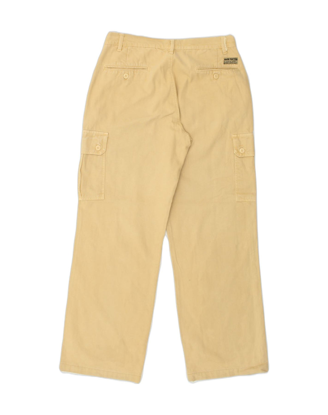 RICA LEWIS Mens Straight Cargo Trousers IT 48 Medium W32 L30  Beige Cotton | Vintage Rica Lewis | Thrift | Second-Hand Rica Lewis | Used Clothing | Messina Hembry 