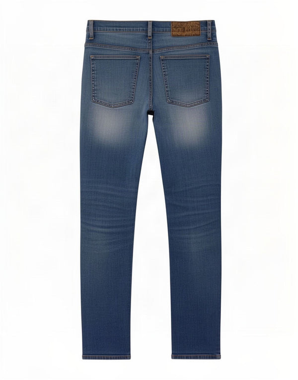 Billig mandag Dame Skinny Jeans W32 L31 Blå Bomuld