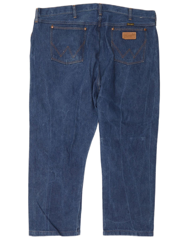 Мужские укороченные прямые джинсы Wrangler W44 L26 синие