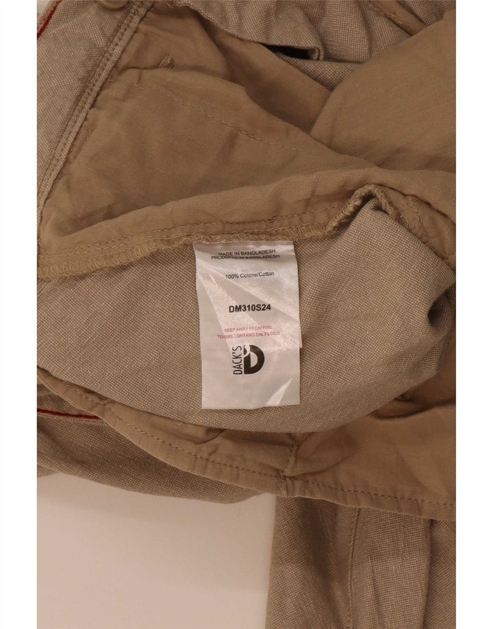Ανδρικό σορτς Cargo Dack's IT 48 Medium W32 Μπεζ βαμβακερό