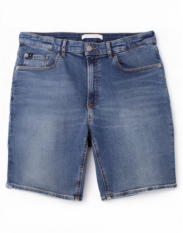 Calvin Klein Boys Denim Shorts 15-16 Years W30 Blue