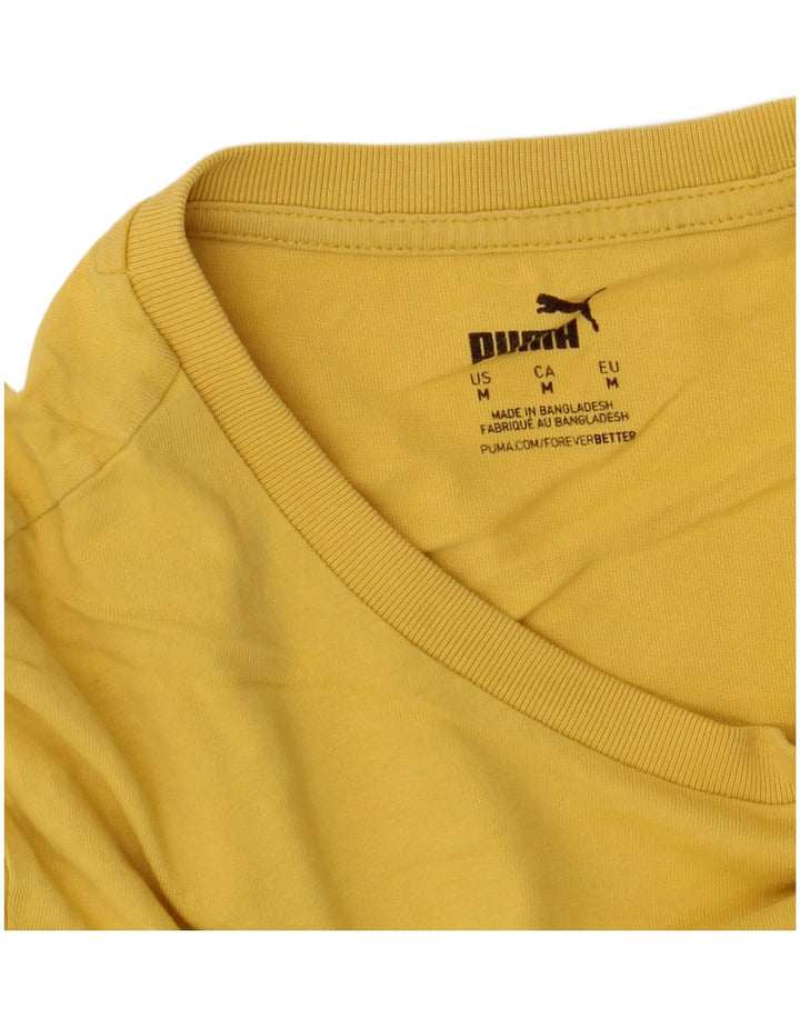 Maglietta grafica da uomo Puma Top gialla media