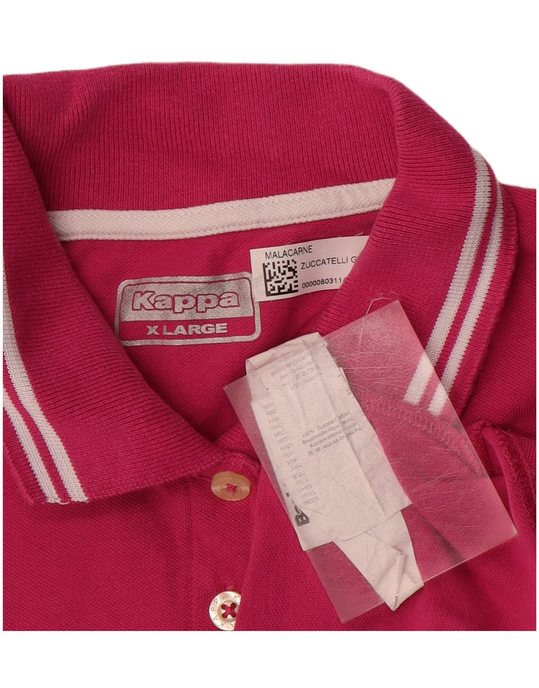Polo KAPPA Meninas 13-14 Anos XL Rosa Algodão