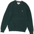 Penguin Herren-Pullover mit Rundhalsausschnitt, mittelgrüne Baumwolle