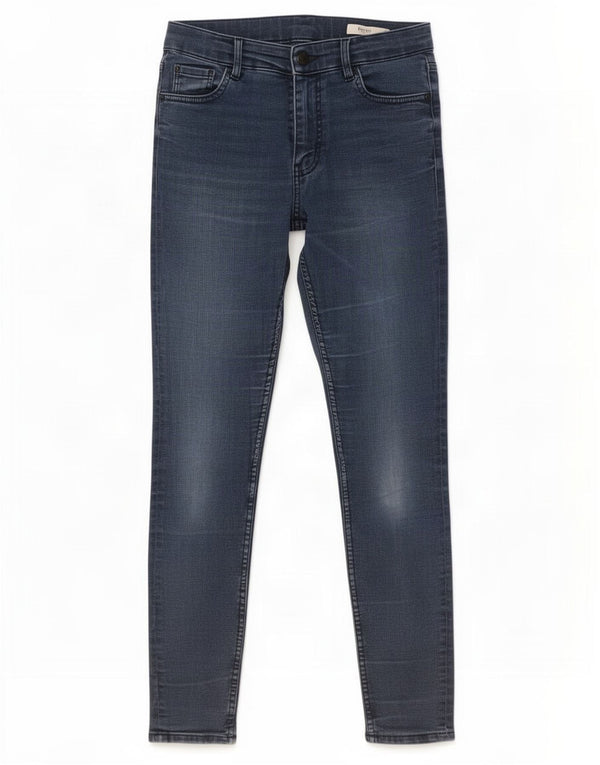 Marks & Spencer Womens The Ivy Skinny Jeans UK 10 Small W28 L28 Navy Blue