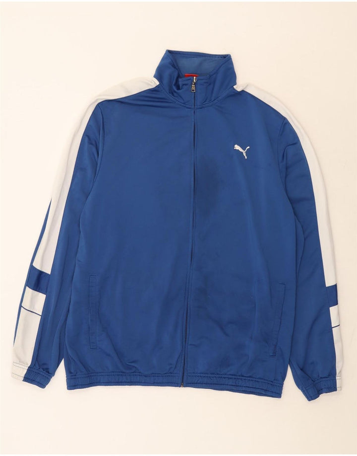 Giacca da tuta da uomo Puma 2XL Blu Colourblock