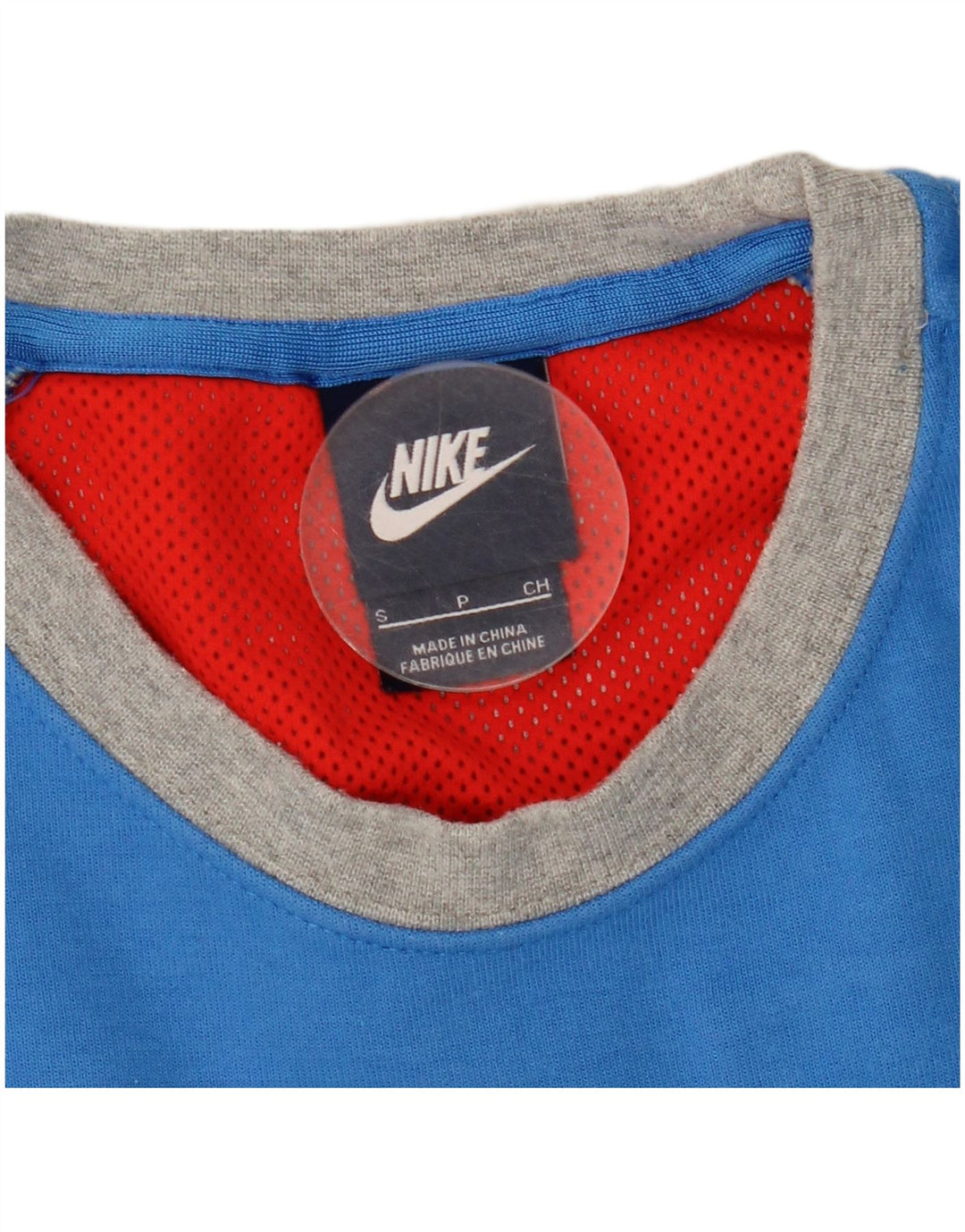 Nike Herren-Sweatshirt-Pullover, klein, Grau, Farbblock