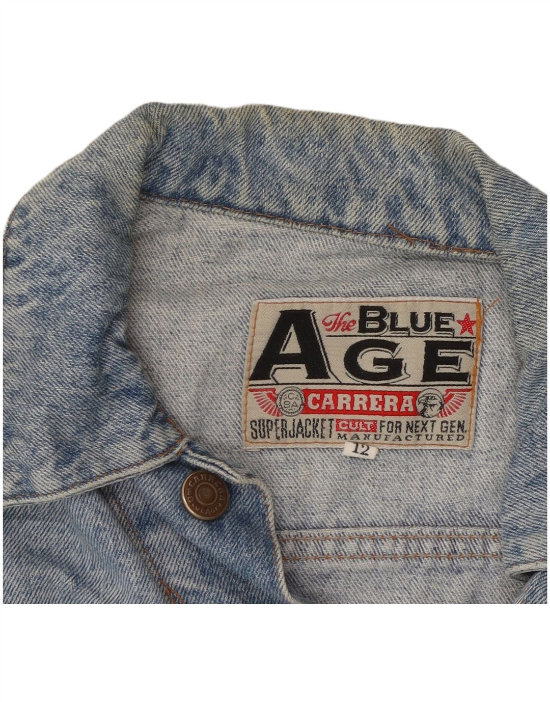 CARRERA Girls Denim Jacket 11-12 Years Blue
