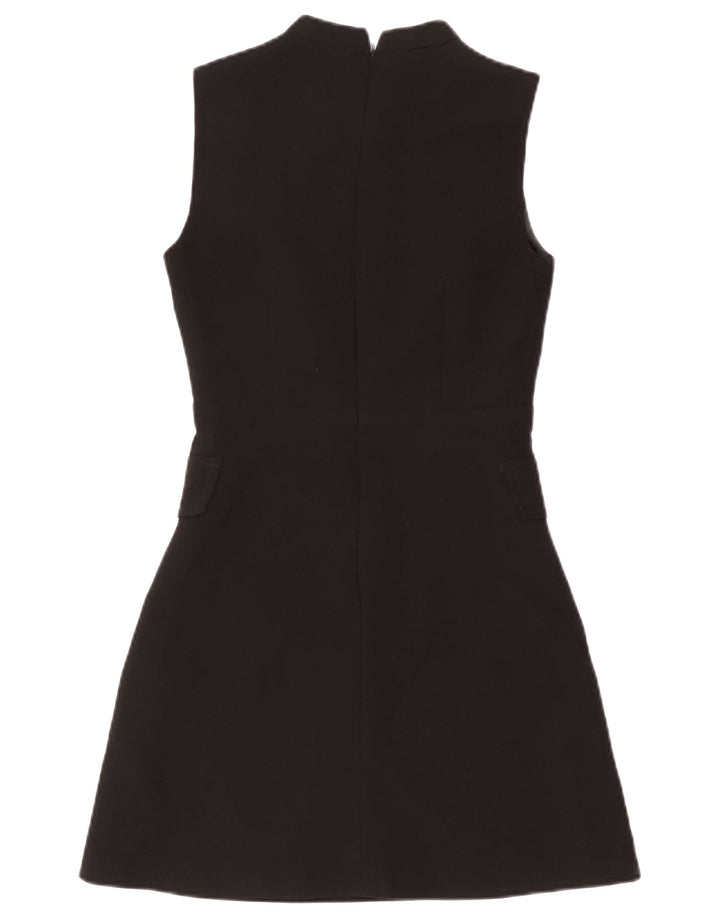 Oasis Womens Sleeveless Sheath Dress UK 8 Small Black Polyester