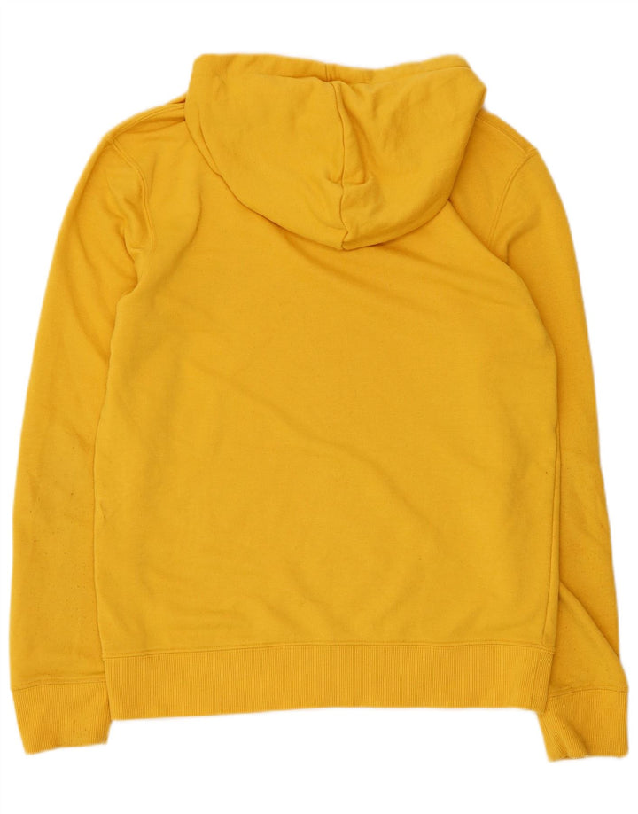 JACK & JONES Mens Hoodie Jumper Small Yellow Polyester