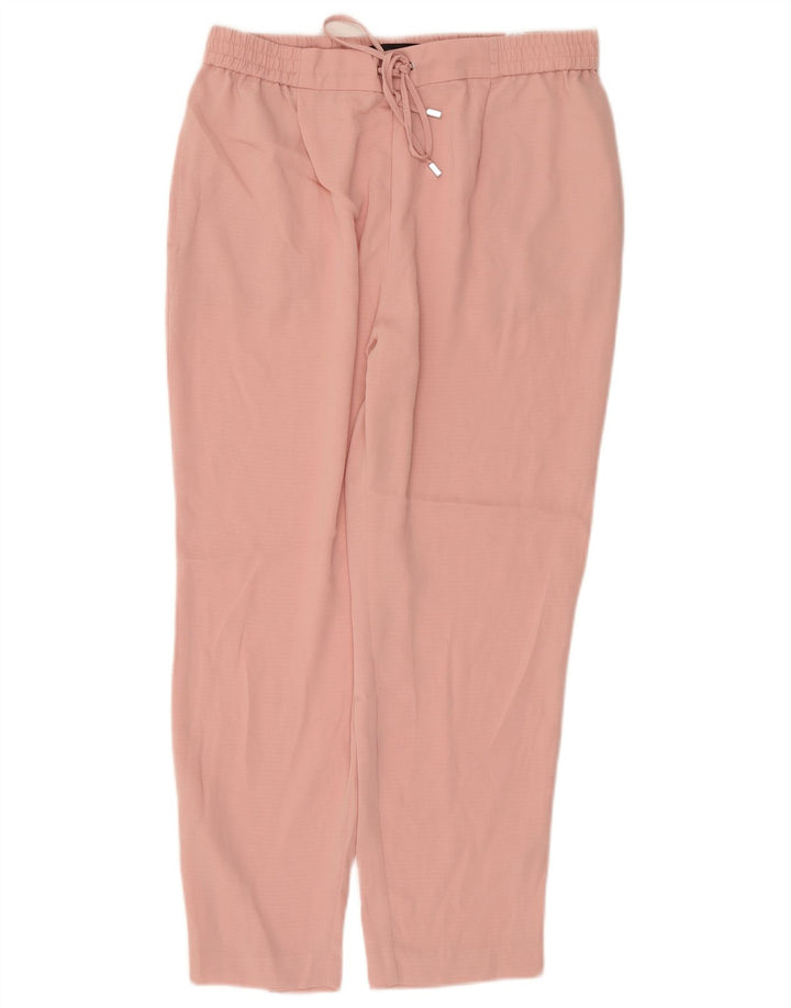 Zara Lige Casual Bukser til kvinder Large W30 L26 Pink Polyester