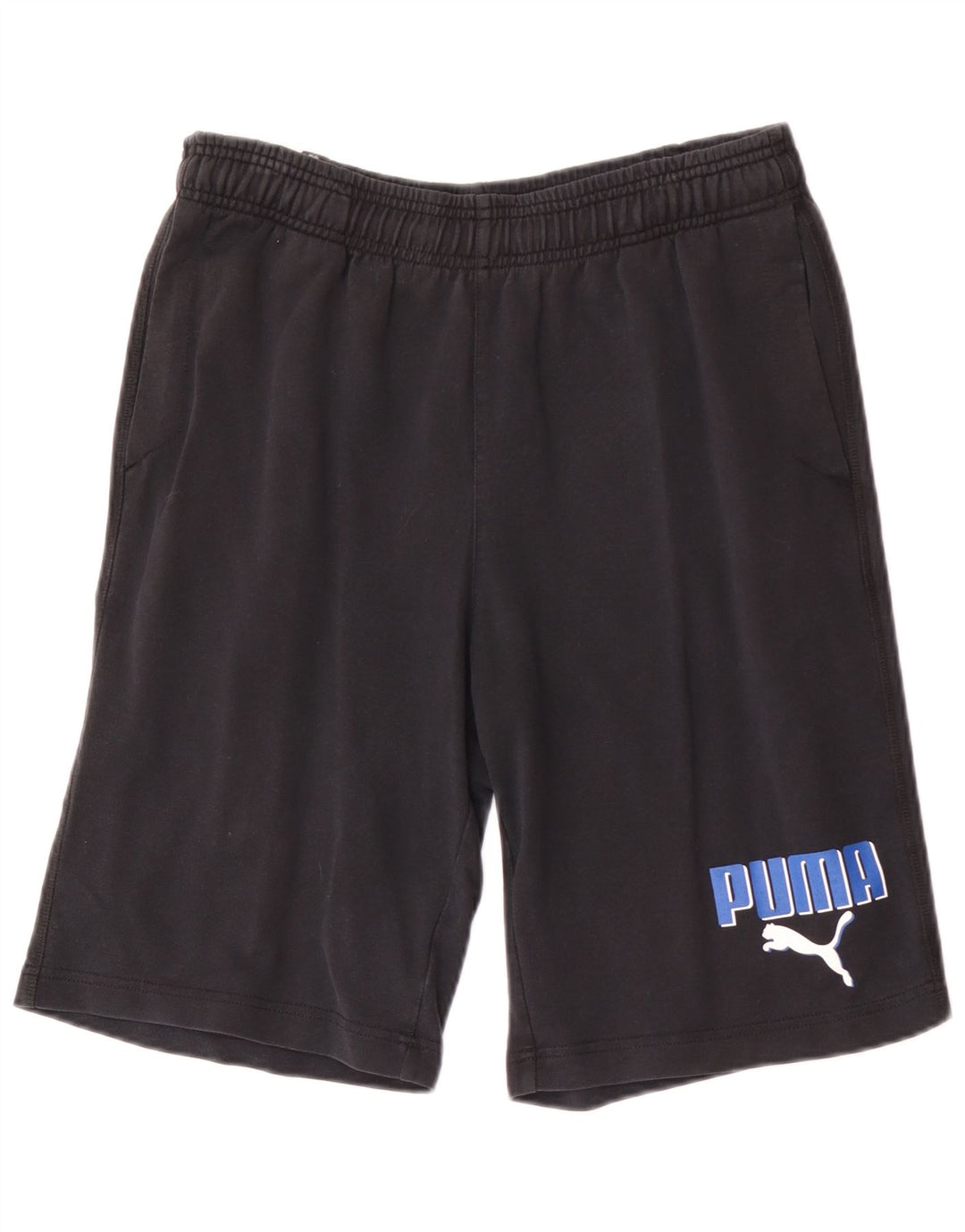 Puma Mens Graphic Regular Sport Shorts Medium Black Sports