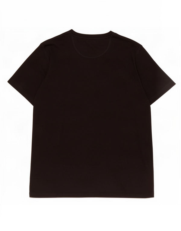 T-shirt Adidas da uomo Top Large in cotone nero