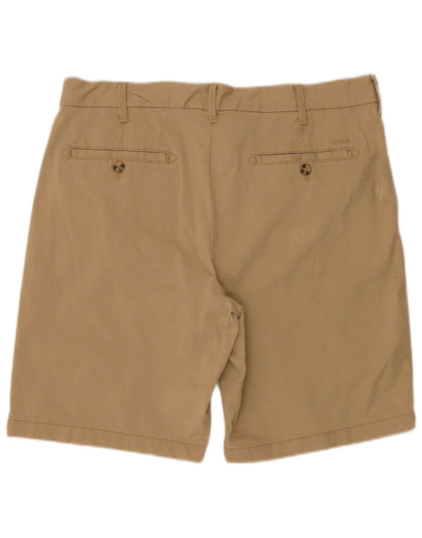 Pantaloncini chino da uomo Izod Salt Water W34 Large in cotone beige
