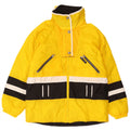 Uncle Sam Womens Oversized Padded Jacket UK 10 Small Yellow Colourblock