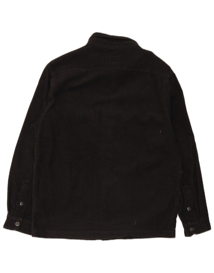 Lee Mens Corduroy Jacket UK 36 Small Black Cotton