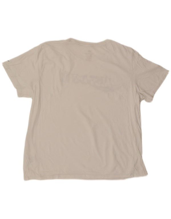 Nike T-shirt graphique pour homme en coton blanc 2XL