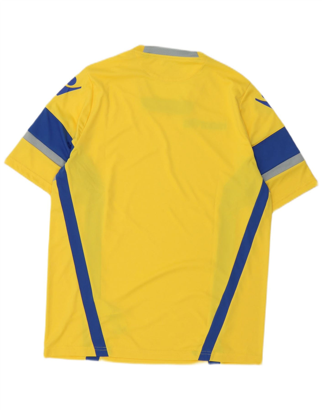 Ανδρικό γραφικό μπλουζάκι Macron Top Medium Yellow Colorblock Πολυεστέρας