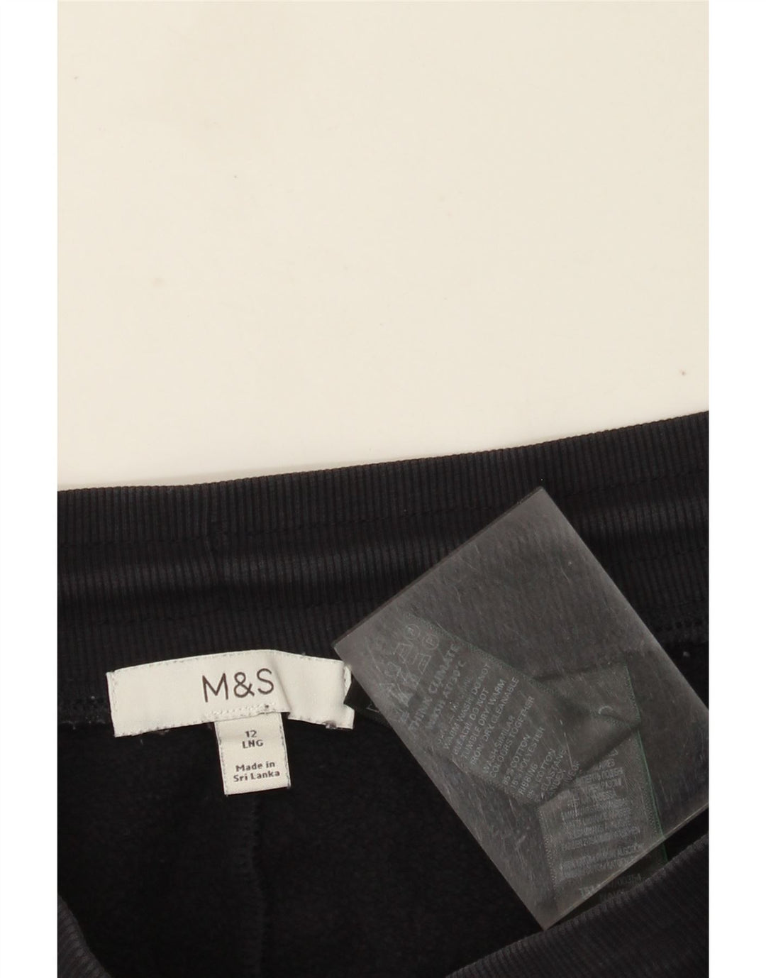 Marks & Spencer Womens Tracksuit Trousers Joggers UK 12 Medium Navy Blue