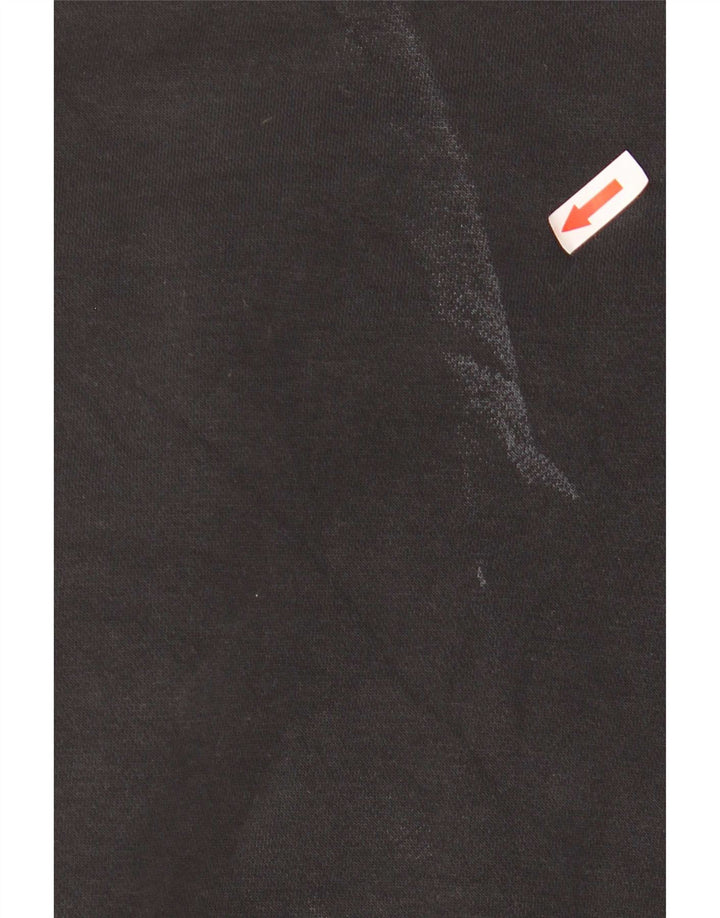 Nike Mens Zip Hoodie Sweater Small Black Cotton