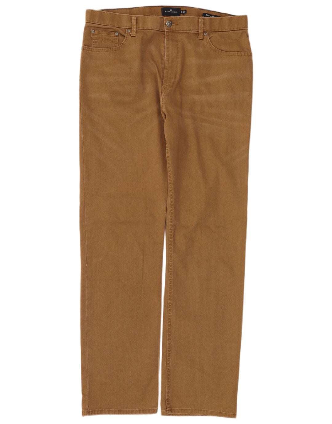 Marks & Spencer Herren Straight Jeans W38 L33 Braune Baumwolle