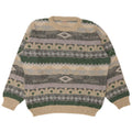 Sweter męski z okrągłym dekoltem w stylu vintage IT 48/50, średni, wielobarwny