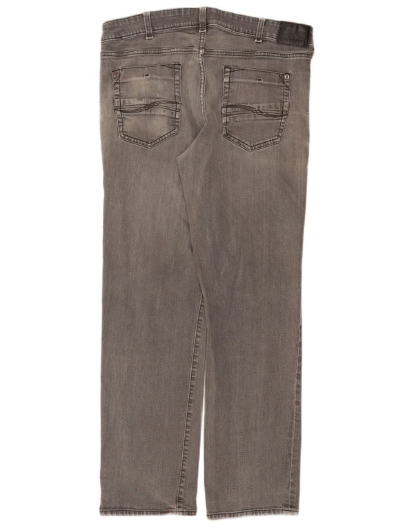 Lee Mens Modern Series Straight Jeans W36 L32 Grå Bomuld