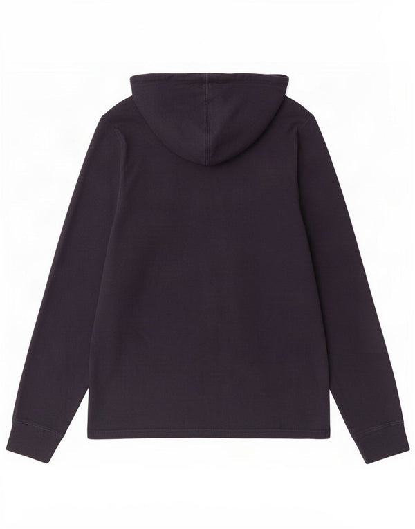 Maglione con cappuccio grafico da uomo Champion piccolo in cotone blu navy