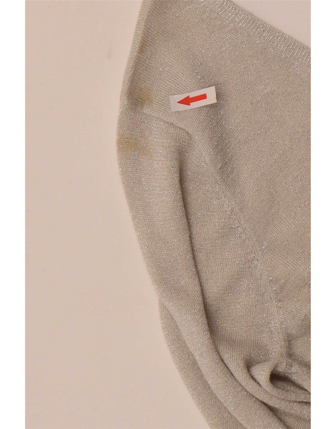 Oasis Womens Top Long Sleeve UK 16 Large Grey Flecked Viscose