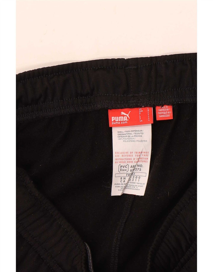 Pantaloni da tuta da uomo Puma Large neri in poliestere