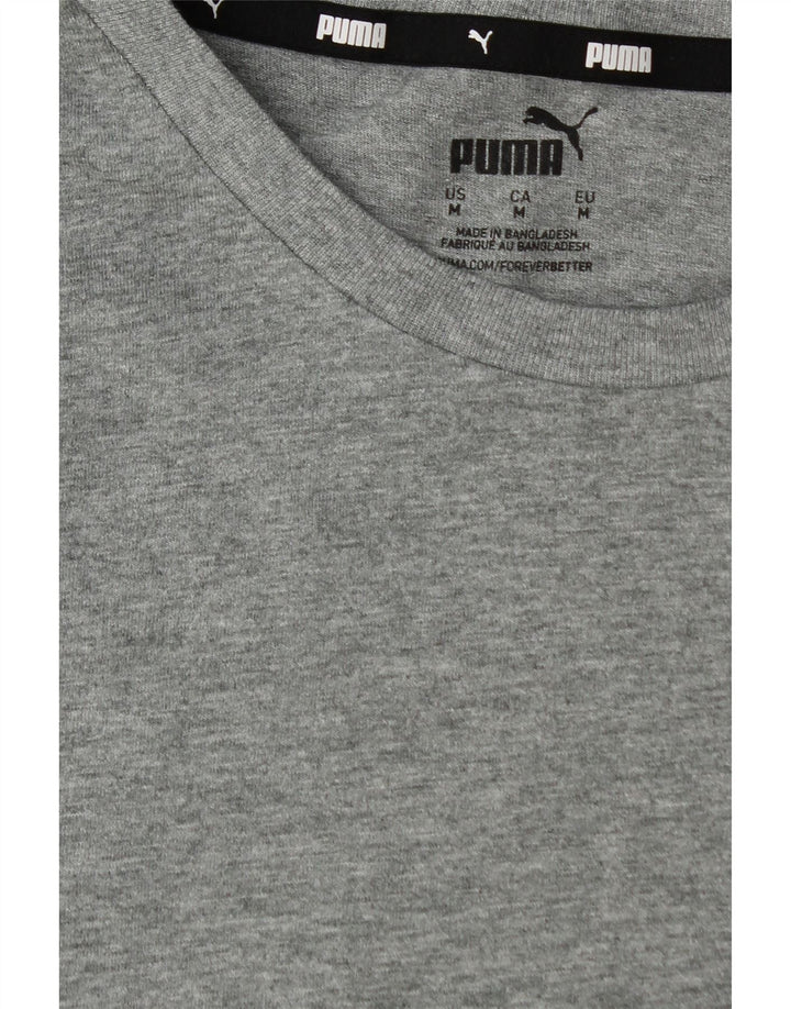 PUMA Mens T-Shirt Top Medium Grey Vintage Puma and Second-Hand Puma from Messina Hembry 