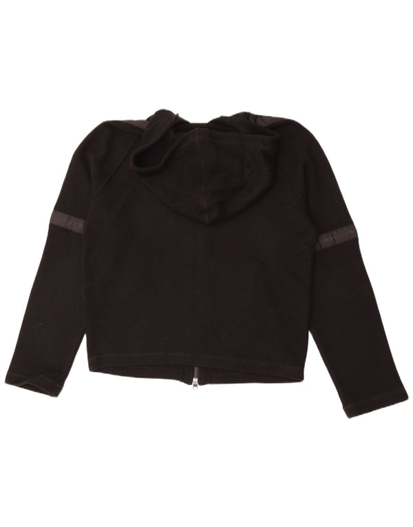 Armani Jeans Herre Hætte Cardigan Sweater Stor Sort Akryl