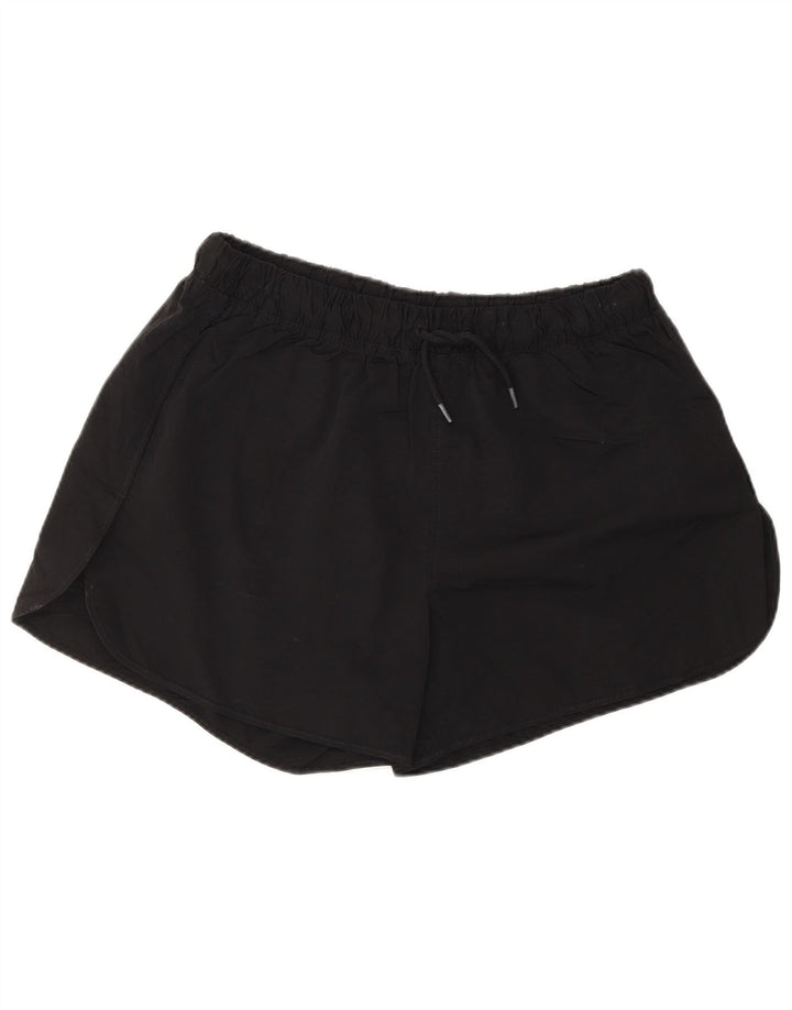 DICKIES Womens Sport Shorts UK 16 Large  Black Polyamide