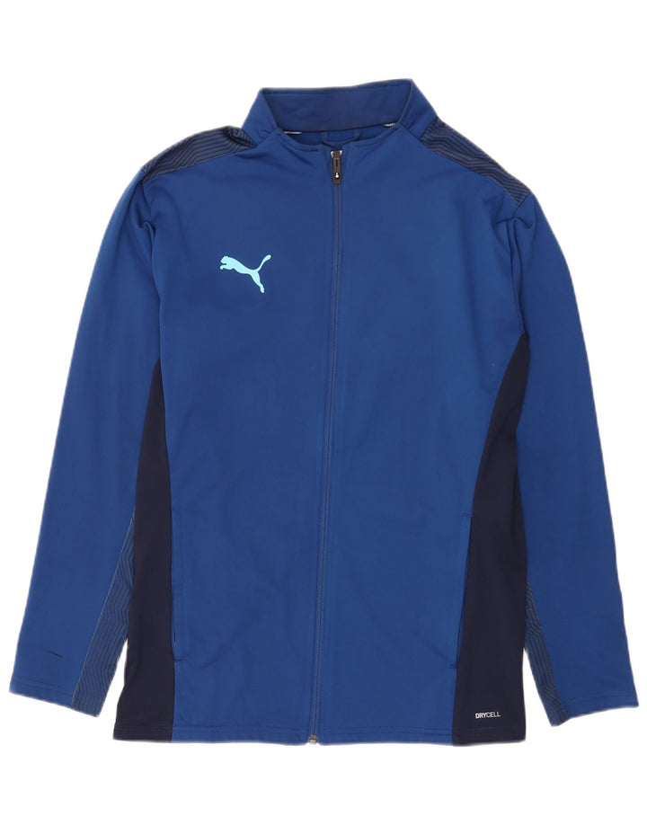 Puma Veste de Survêtement Homme Bleu Moyen Colourblock