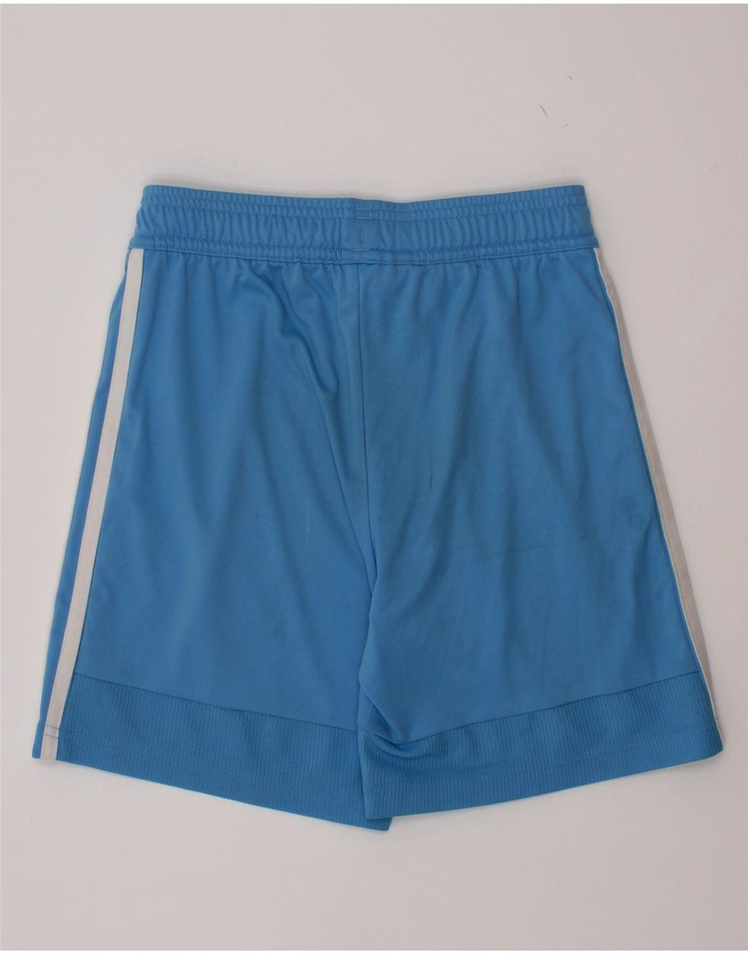Adidas Boys Sport Shorts 9-10 Years Blue Polyester