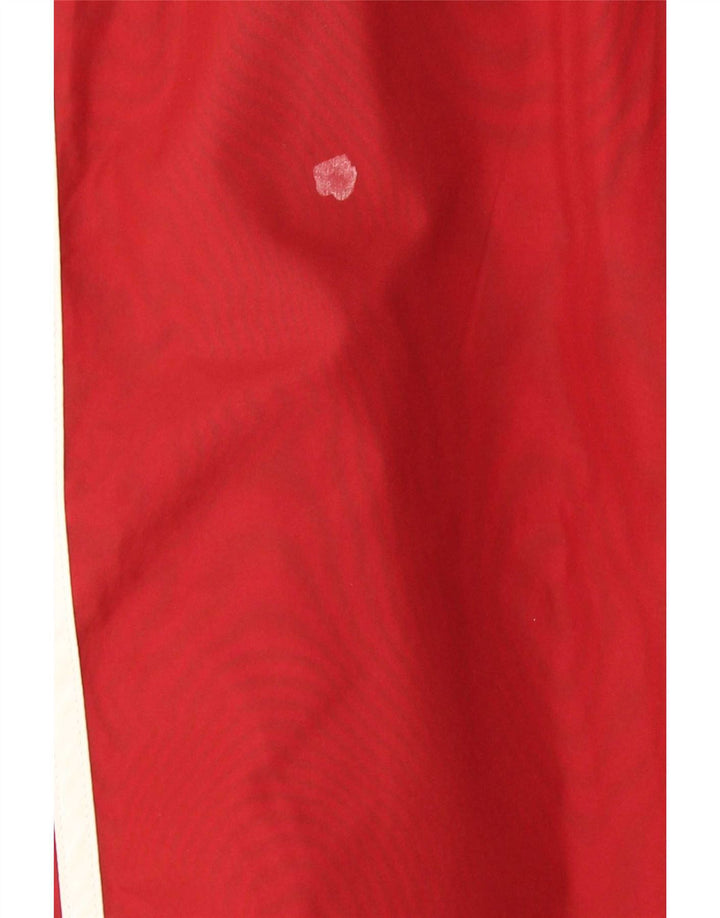 Adidas Mens Treino Calças Joggers Médio Poliéster Vermelho