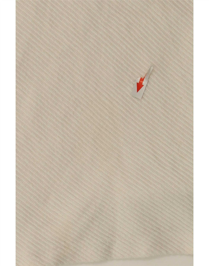 Zara Homme Top Manches Longues Petit Coton Blanc