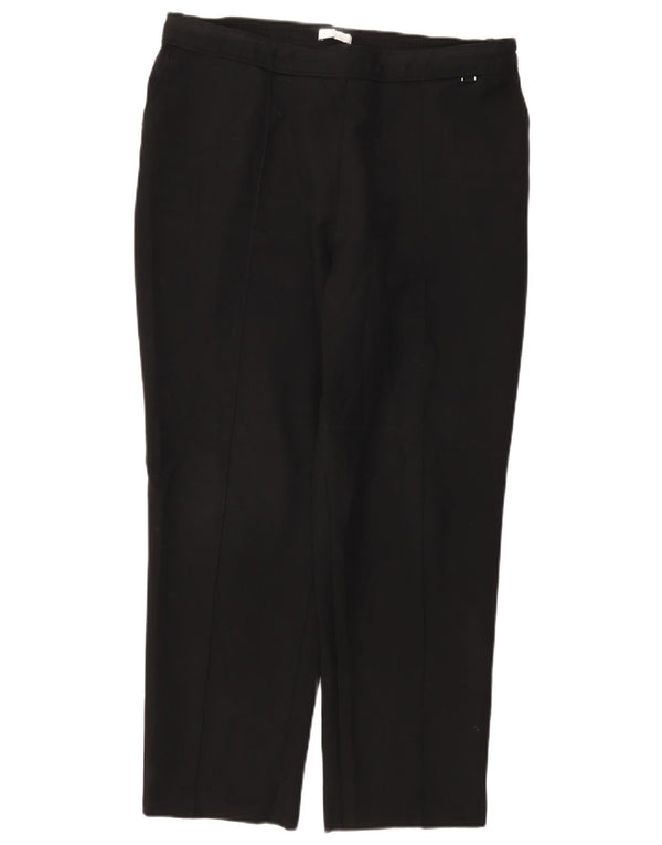 Pantaloni corti dritti da donna Marks & Spencer UK 16 Large W36 L26 Neri