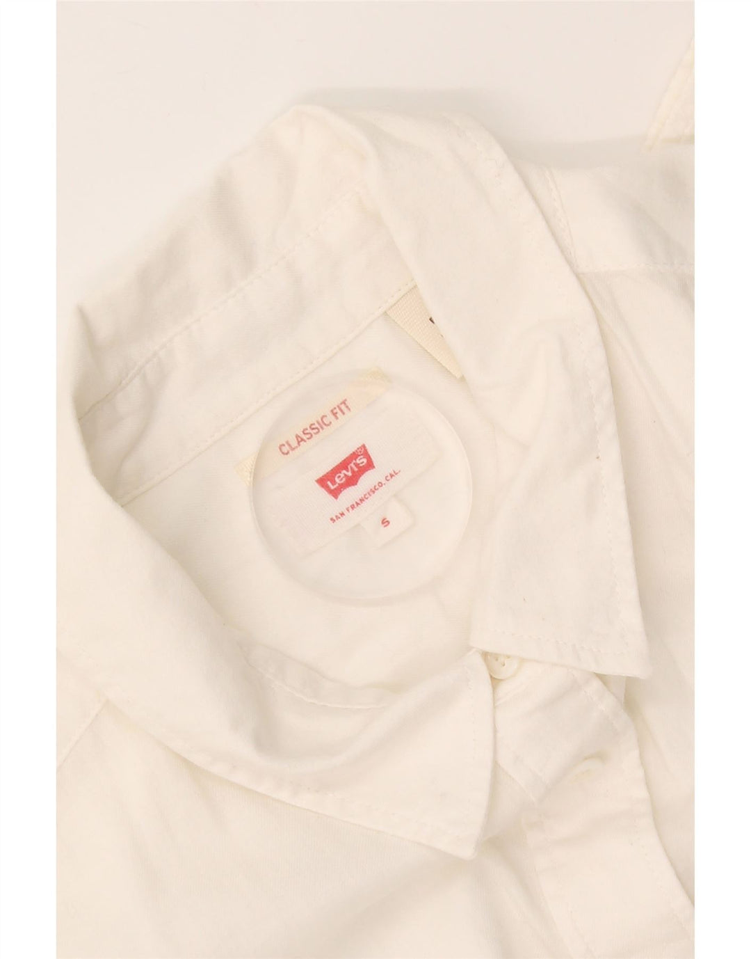Camicia Levi's da donna vestibilità classica UK 10 piccola bianca