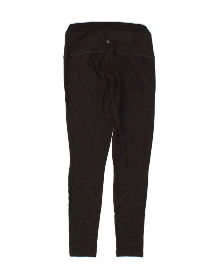 PRANA Womens Leggings UK 10 Small Grey Vintage Prana and Second-Hand Prana from Messina Hembry 